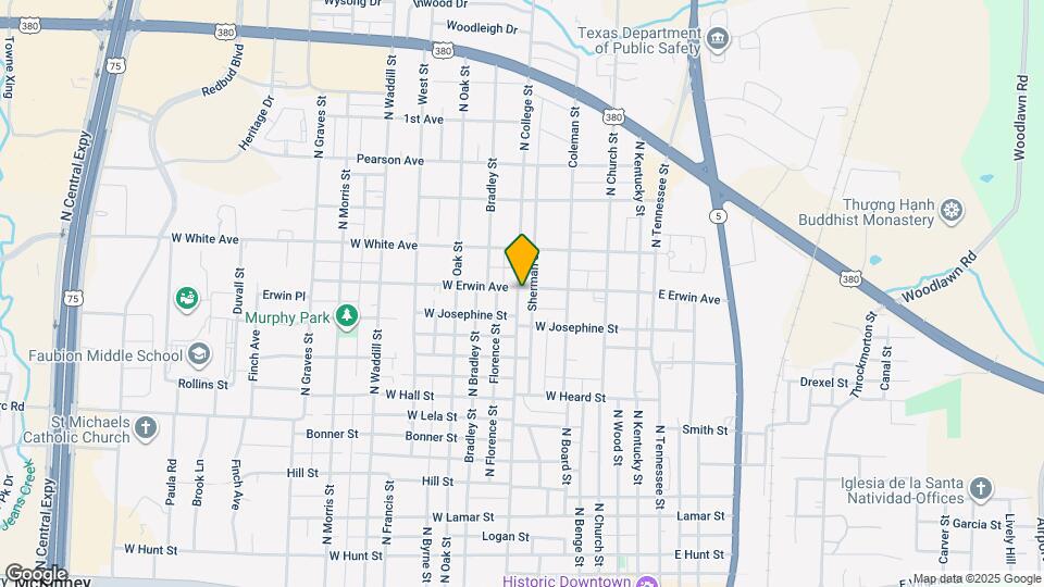 1212 N College St Map and Location Details