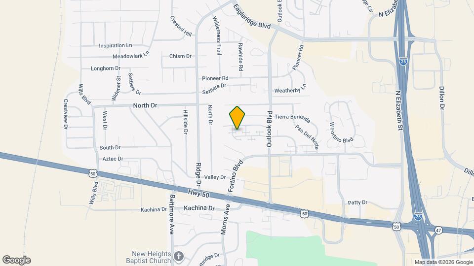 4147 Outlook Blvd, Unit G Map and Location Details