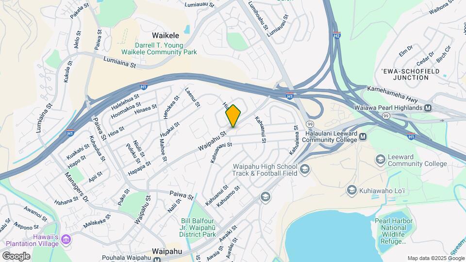 94-406-406 Kahualei Pl Map and Location Details