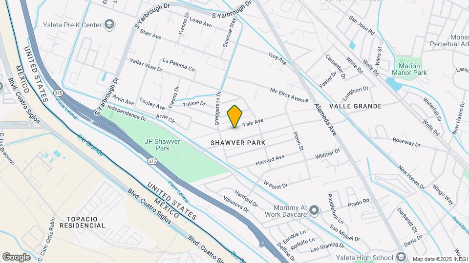 256 Yale Ave Map and Location Details