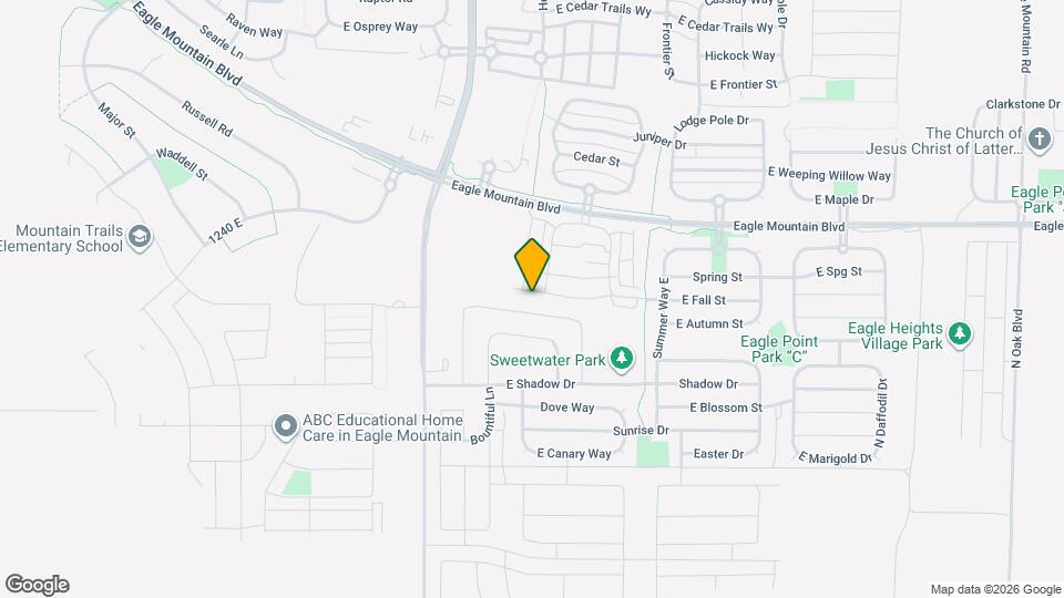 1712 E Fall St Map and Location Details