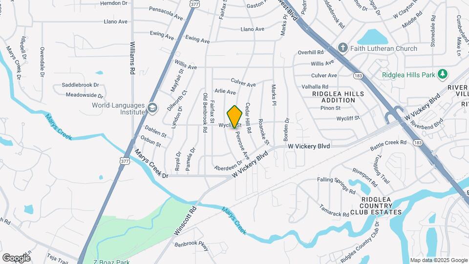 5008 Penrose Ave Map and Location Details