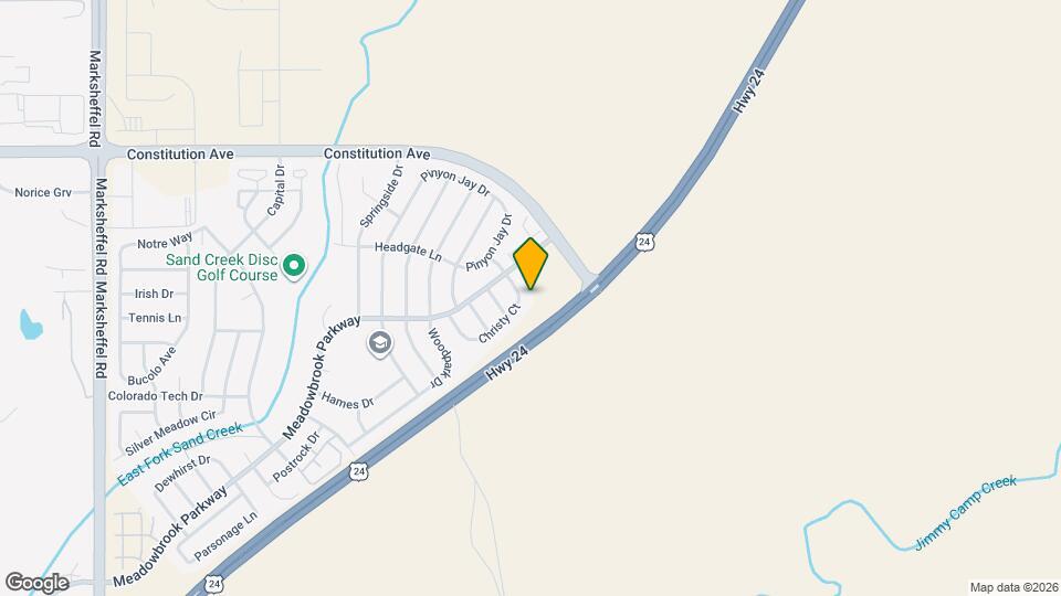 8870 Christy Ct Map and Location Details
