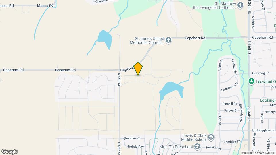 12811 S 45th Ter Map and Location Details