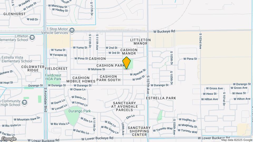 Avondale Senior Village Map and Location Details