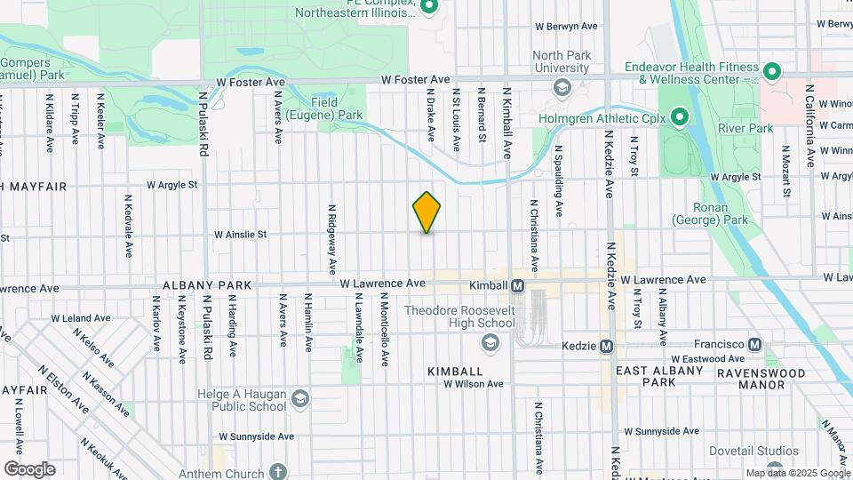 4844 N Drake Ave Mapa y Detalles de la Ubicación