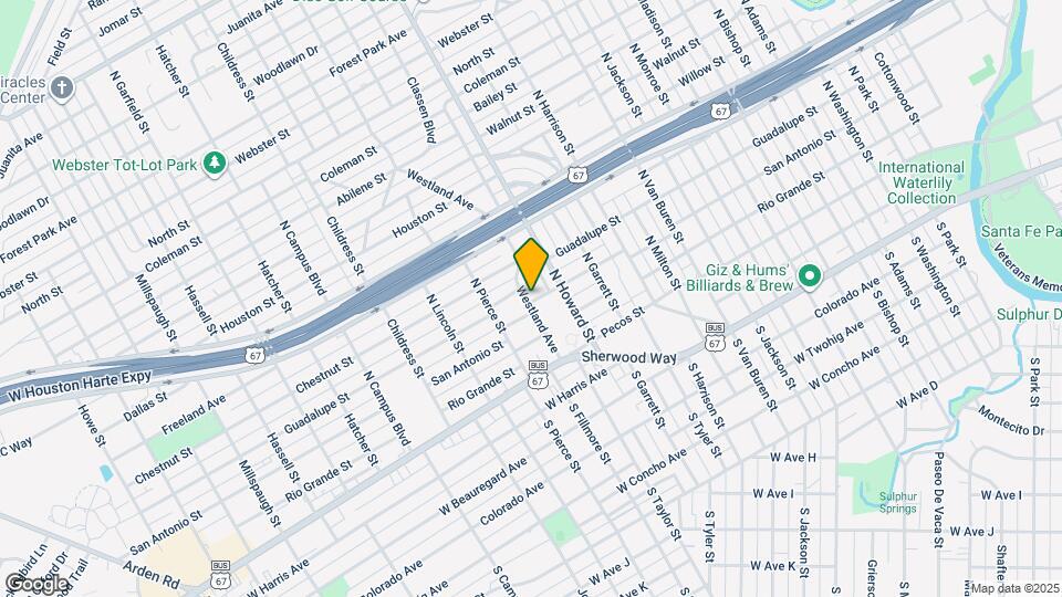 2130 San Antonio St Map and Location Details