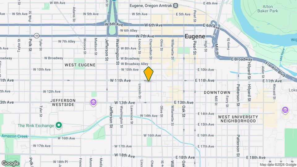 222 W 11th Ave Map and Location Details