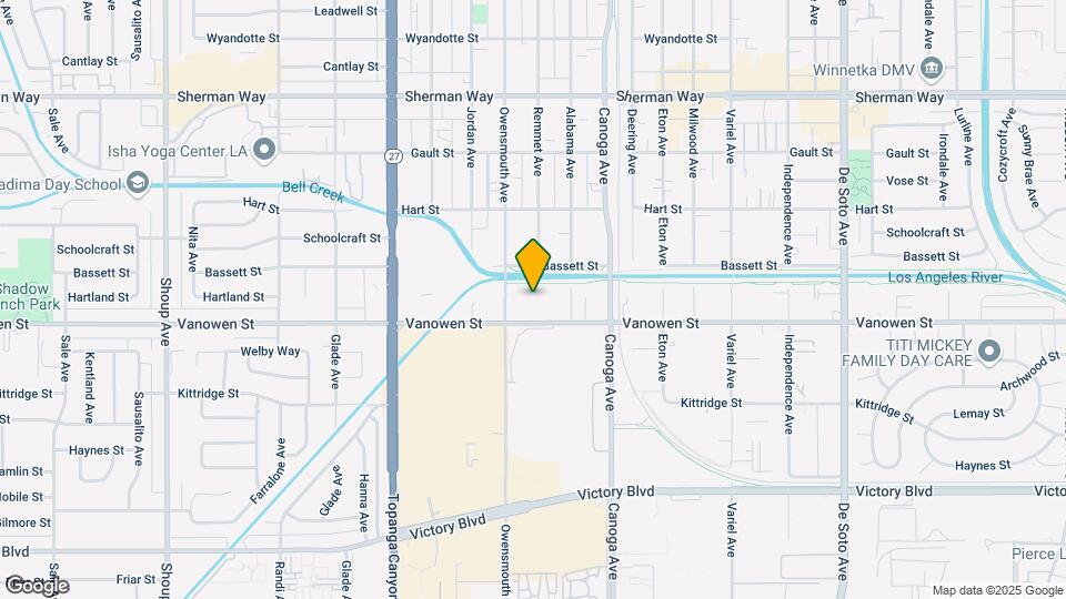 6815 Remmet Ave Map and Location Details