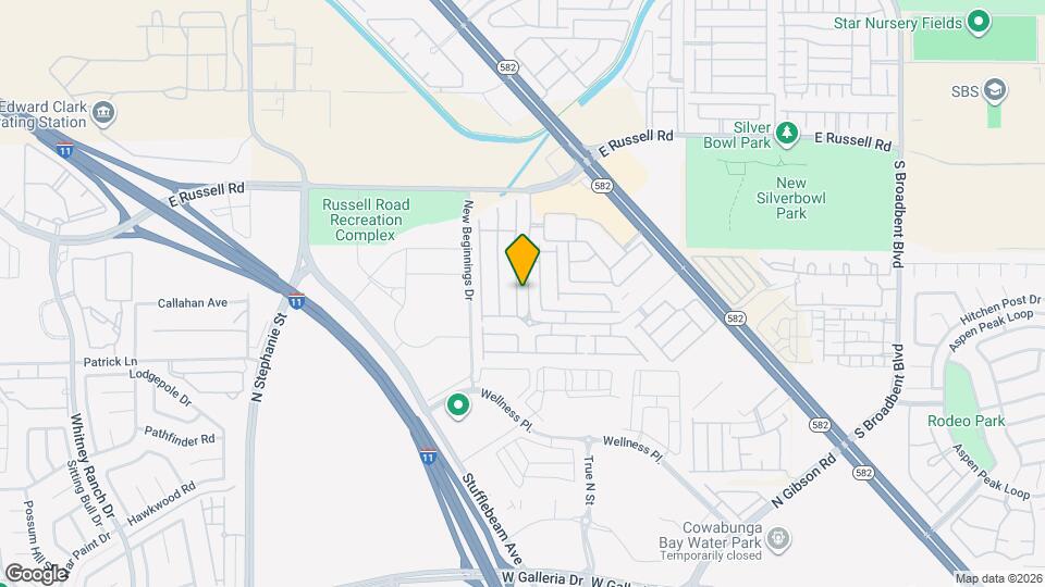 5980 Gentleslope St Map and Location Details