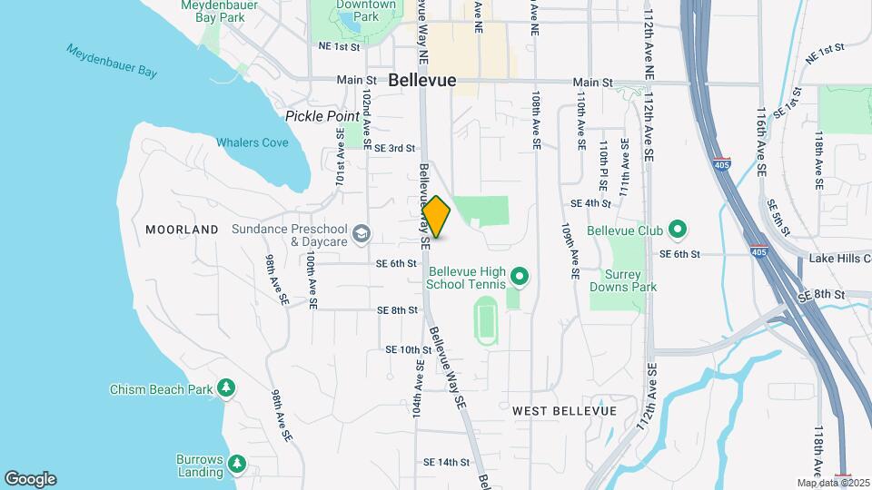 Bellevue West Map and Location Details