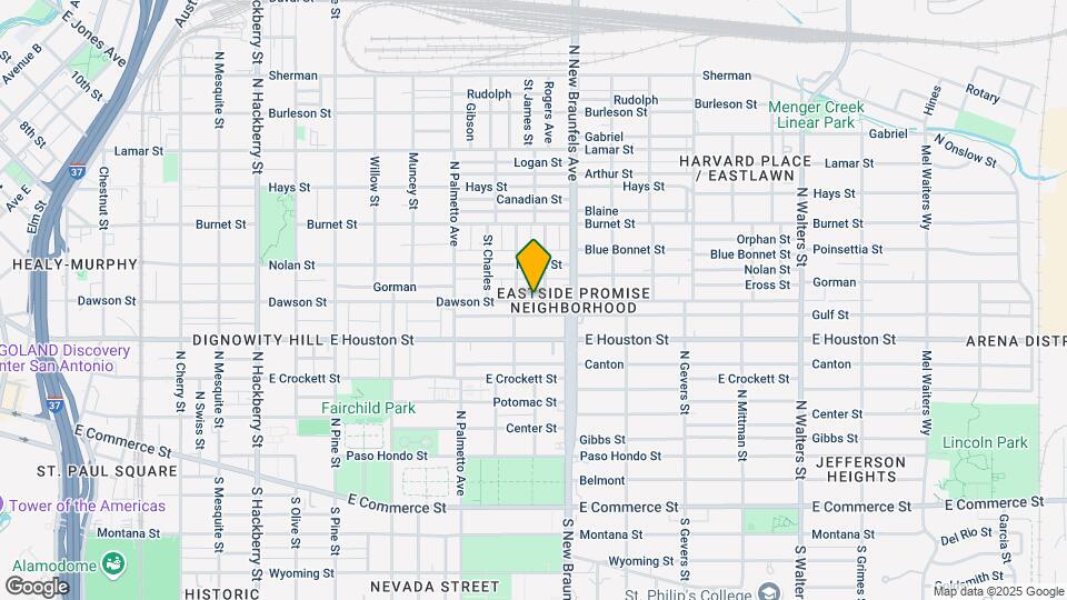 1319 Dawson St Map and Location Details