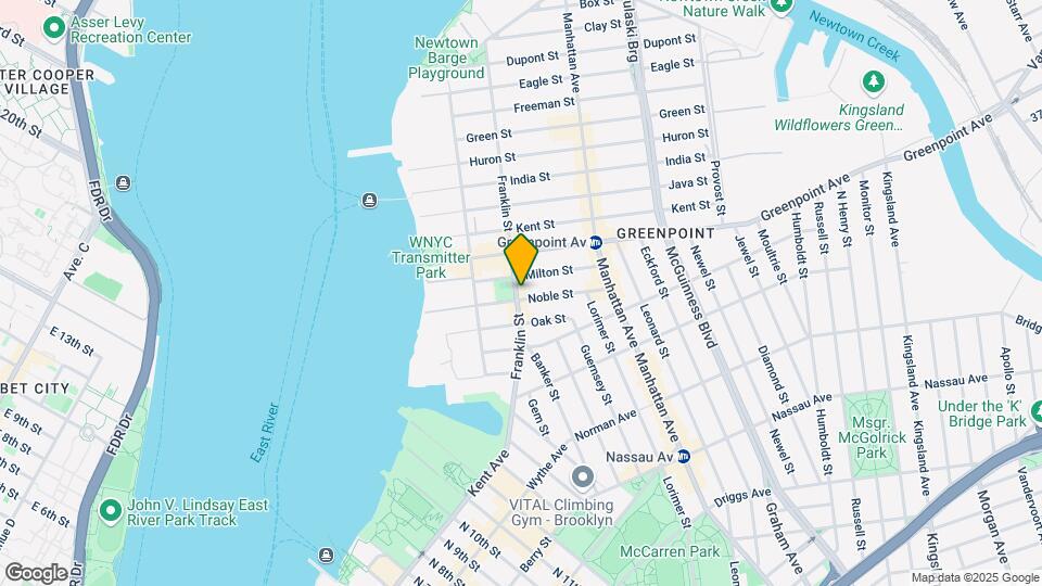 116 Franklin St Mapa y Detalles de la Ubicación