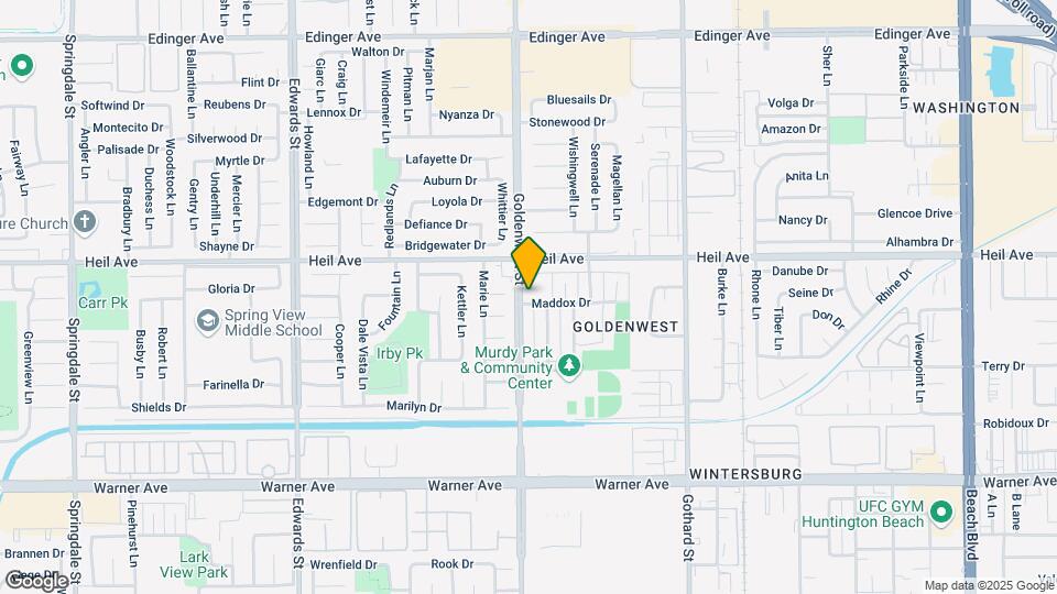 16582 Goldenwest St Map and Location Details