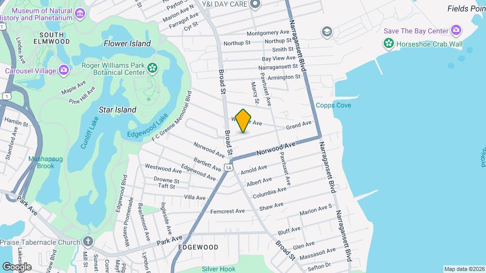 203 Grand Ave Map and Location Details