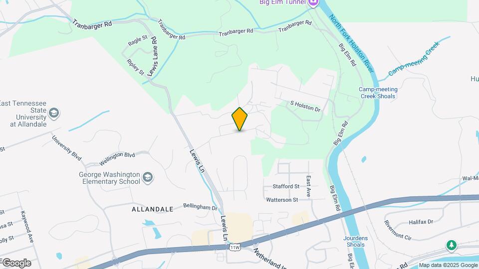 1121 Faye St Map and Location Details