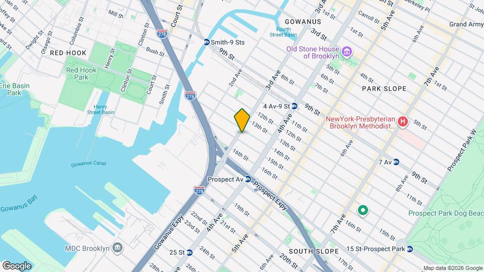 136 14th St Map and Location Details