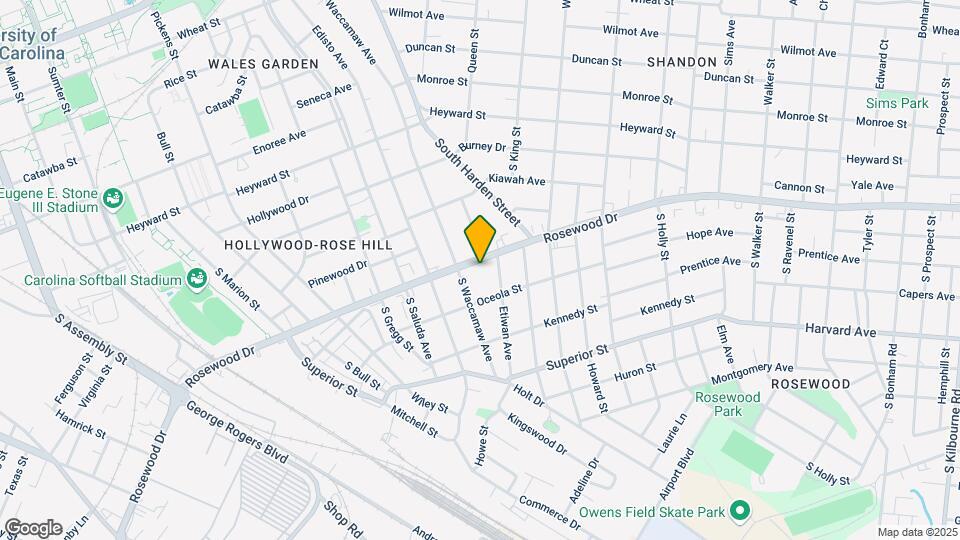 2118 Rosewood Dr Map and Location Details