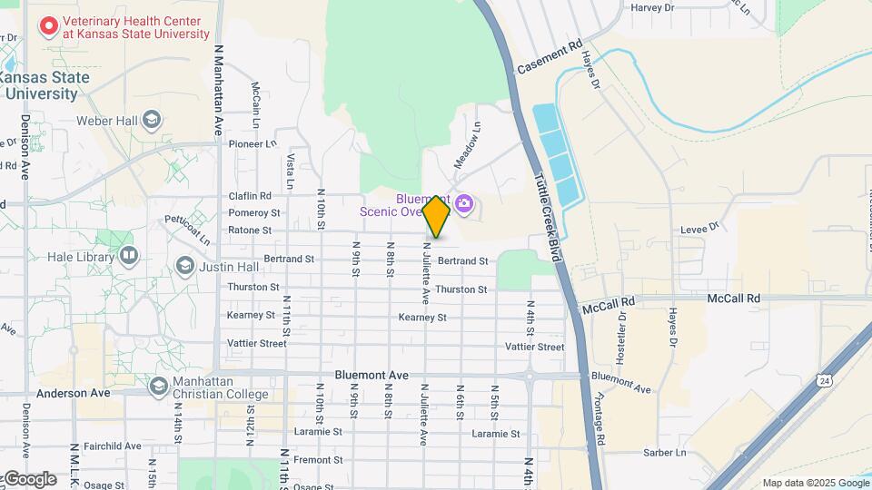 1214 N Juliette Ave Map and Location Details