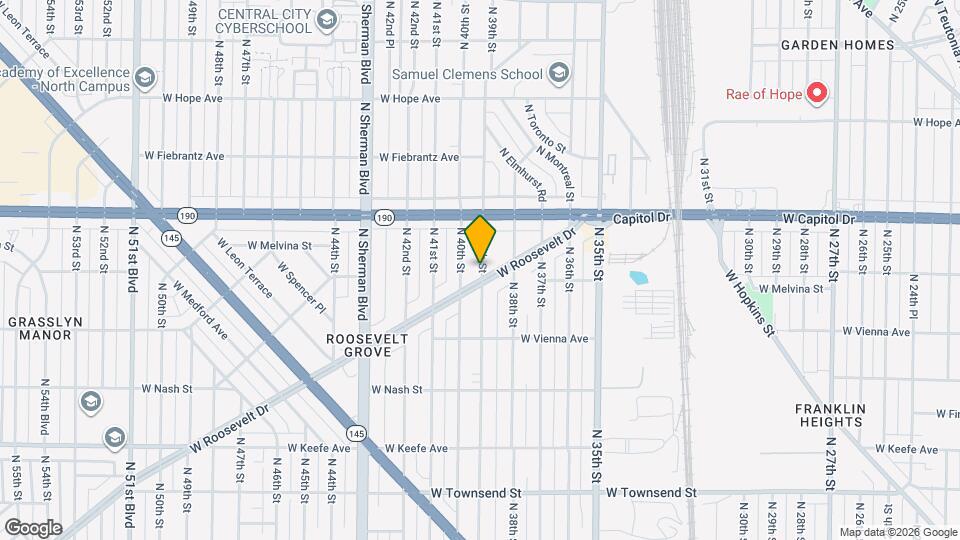 3907AUER N 39th St Mapa y Detalles de la Ubicación