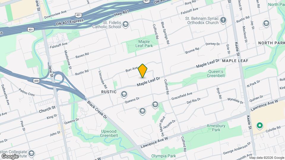 252 Maple Leaf Dr Map and Location Details