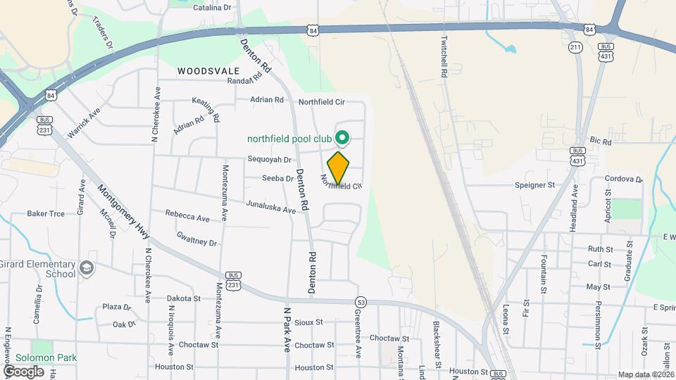 1016 Northfield Cir Map and Location Details