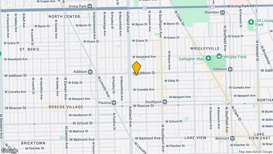 3546 N Bosworth Ave Map and Location Details