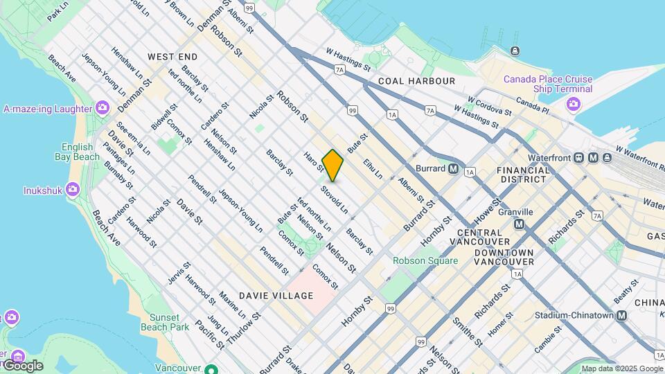 1160 Haro St Map and Location Details