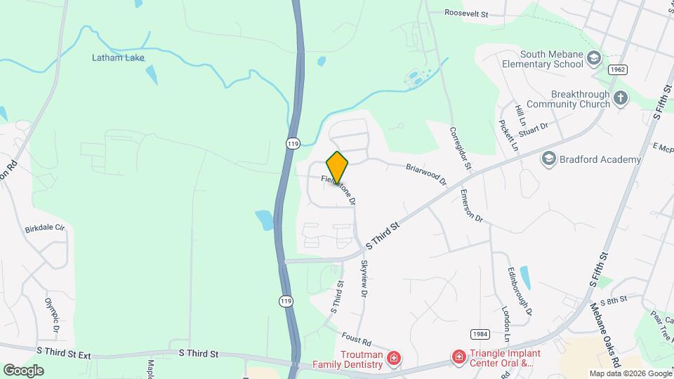 1127 Fieldstone Dr Map and Location Details