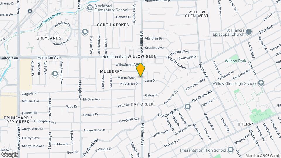 1771 Meridian Ave Mapa y Detalles de la Ubicación