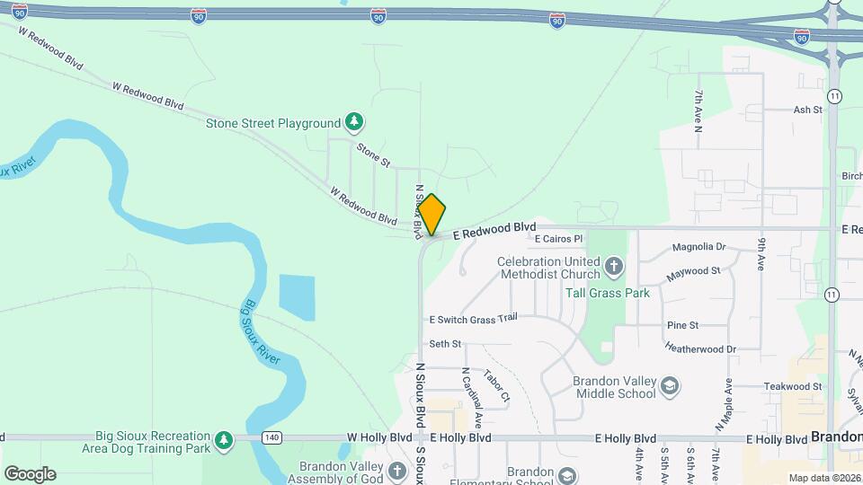 109 E Redwood Blvd Map and Location Details