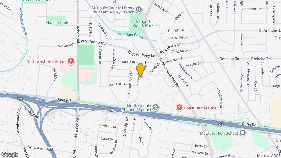 1210 Gahan Dr Map and Location Details