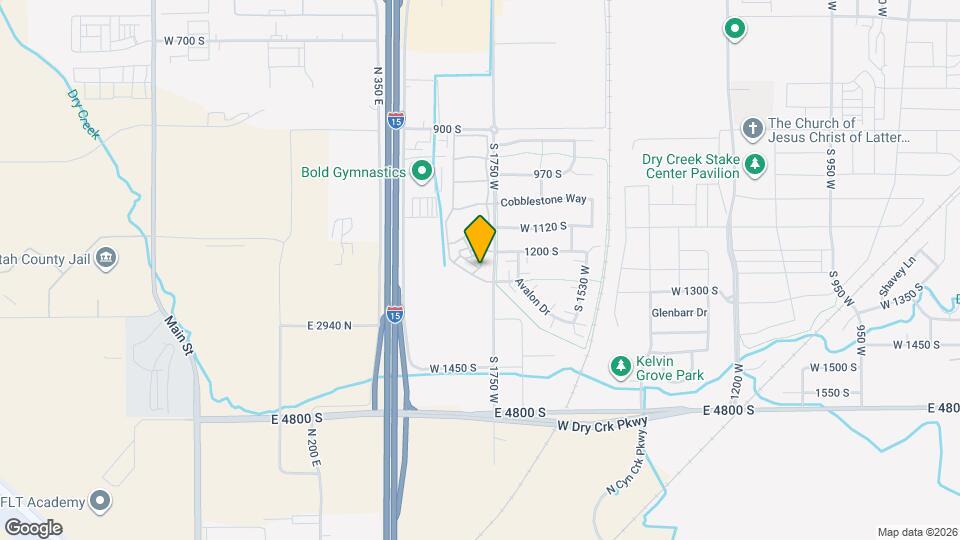 1768 W 1300 S Map and Location Details