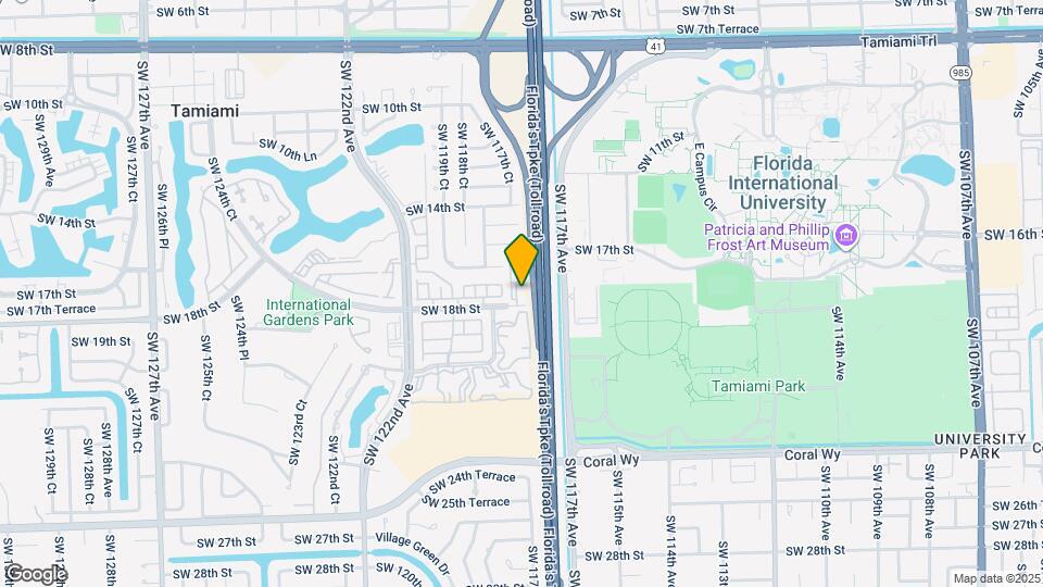 11715 SW 18th St Map and Location Details