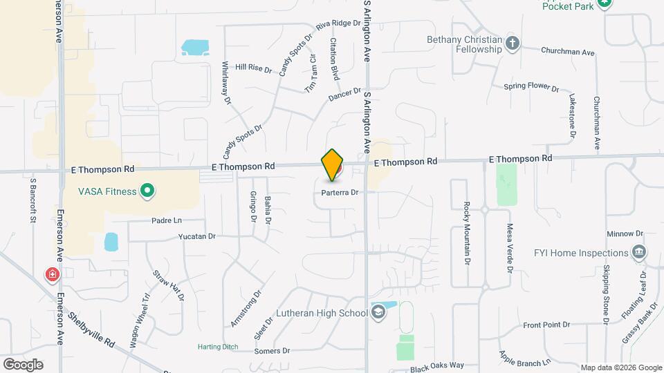 5866 Parterra Dr Map and Location Details