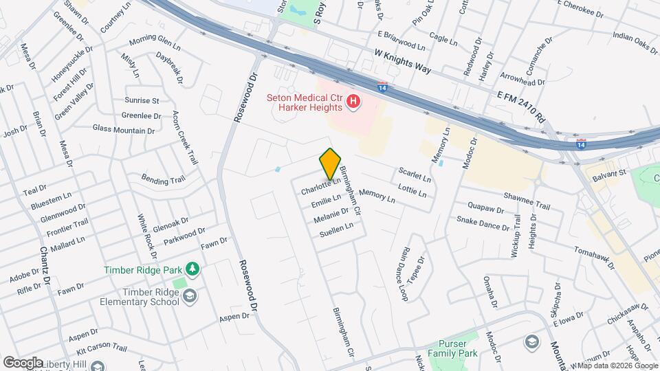 6206 Charlotte Ln Map and Location Details