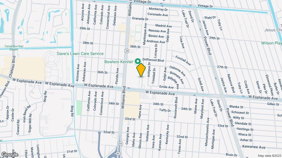 3557 Martinique Ave Mapa y Detalles de la Ubicación