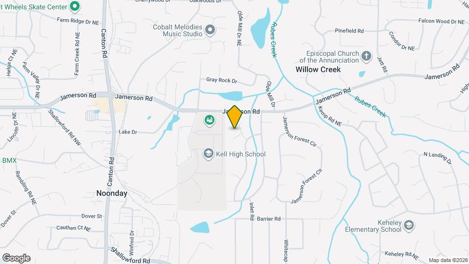 1374 Smokey Mountain Ct Map and Location Details