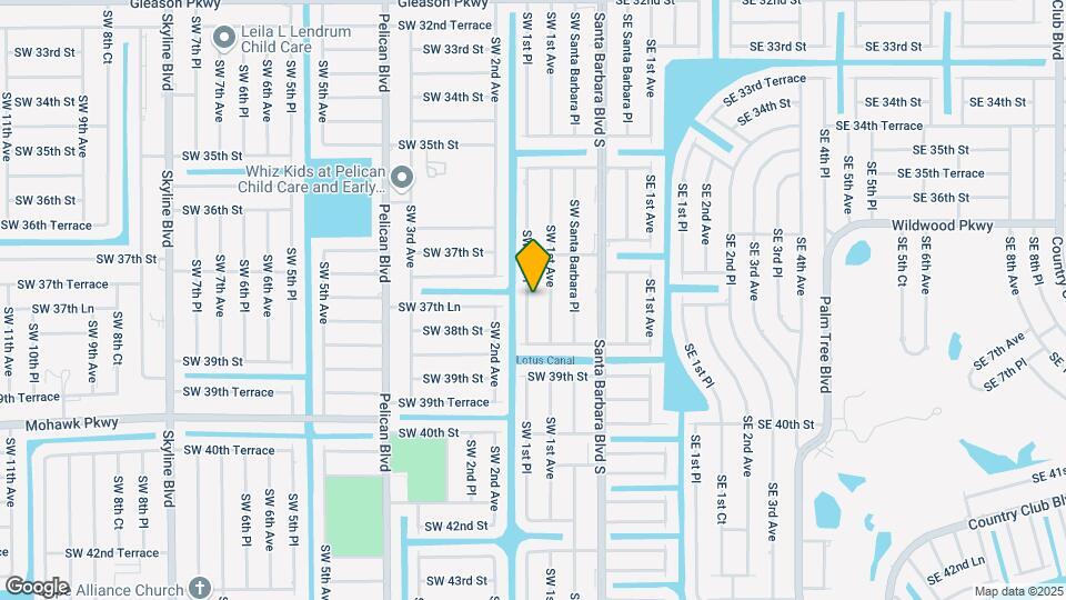 3729 SW 1st Pl Map and Location Details