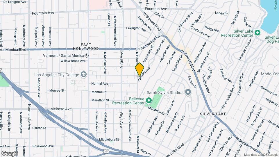 831 Sanborn Ave Map and Location Details