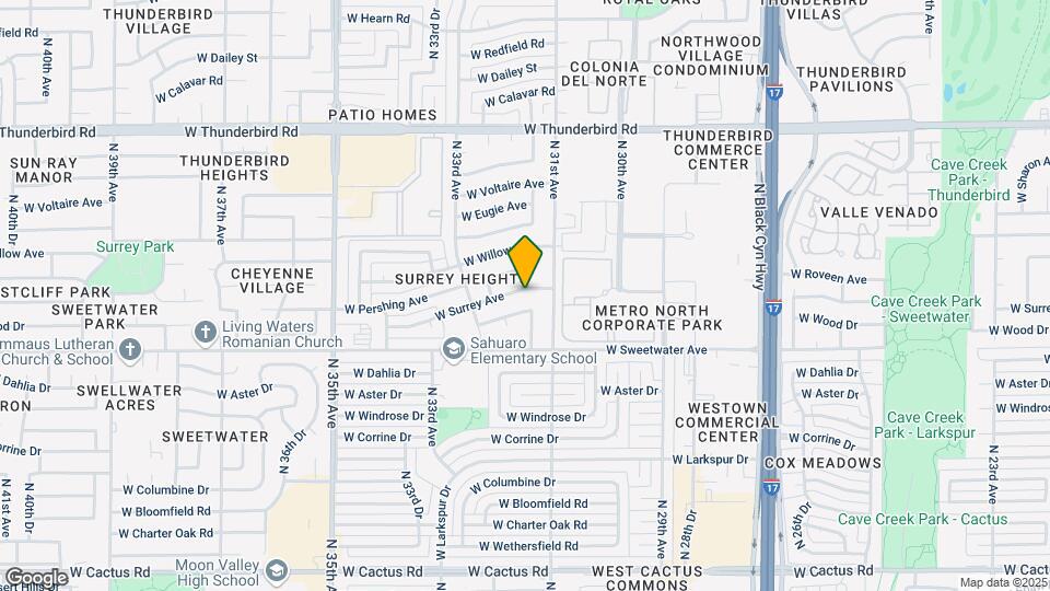 3131 W Surrey Ave Map and Location Details