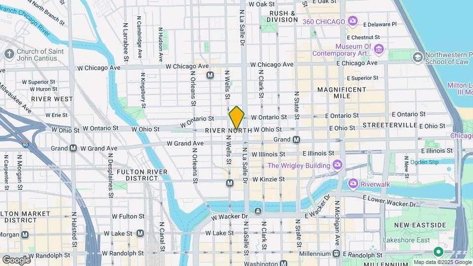 153 W Ohio St, Unit 501 Map and Location Details