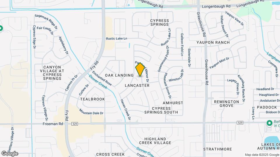 7319 Village Lake Dr Mapa y Detalles de la Ubicación