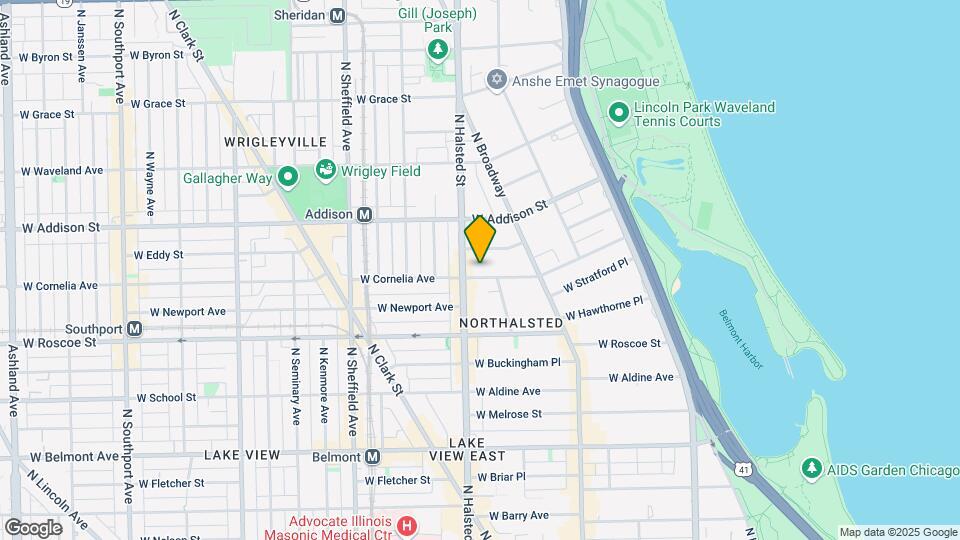 740 W Cornelia Ave Mapa y Detalles de la Ubicación