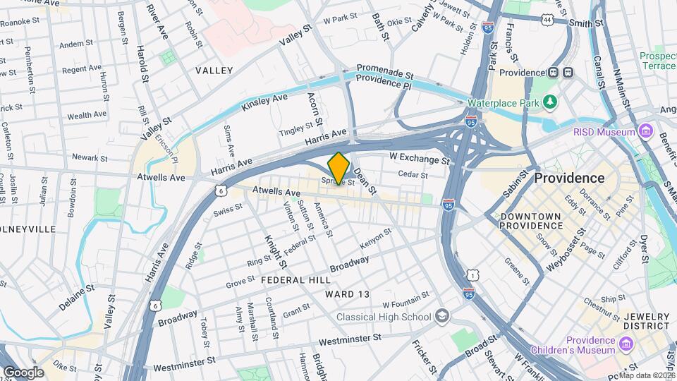 265 Atwells Ave, Unit 4 Map and Location Details