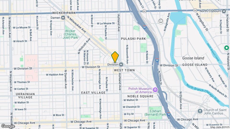 1624 W Division St-Unit -402 Map and Location Details
