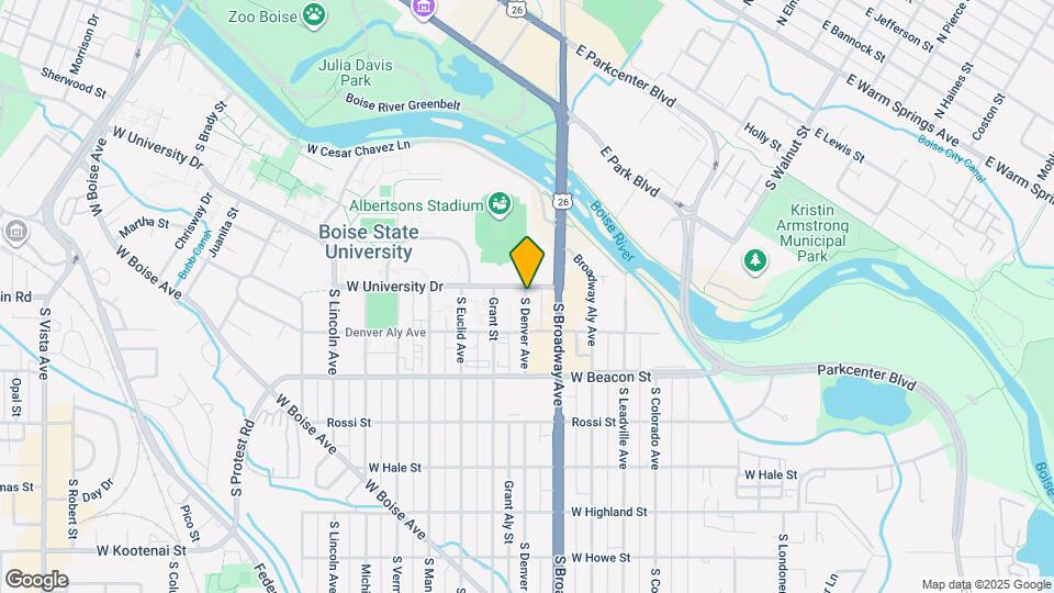 1004 S Denver Ave Mapa y Detalles de la Ubicación