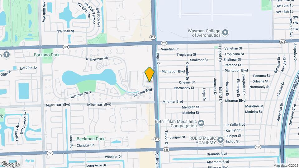 2265 SW 80th Terrace Map and Location Details
