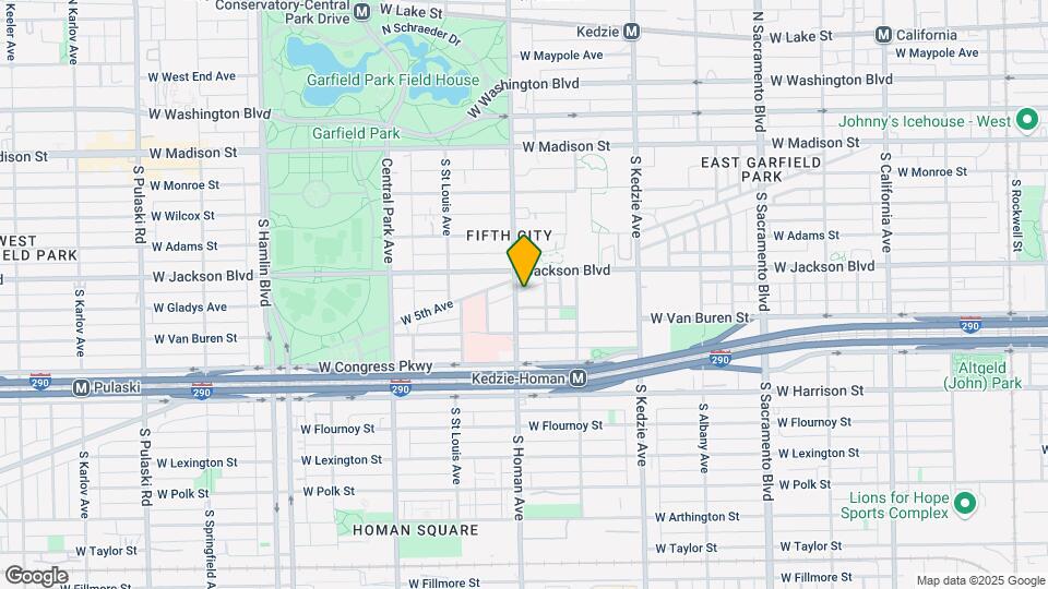 317 S Homan Ave Map and Location Details