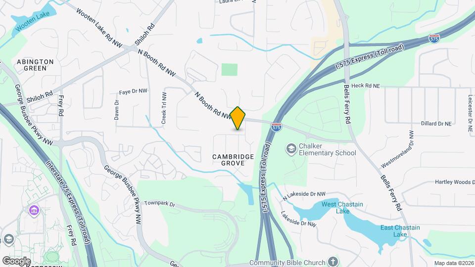 483 Ethridge Dr NW Mapa y Detalles de la Ubicación